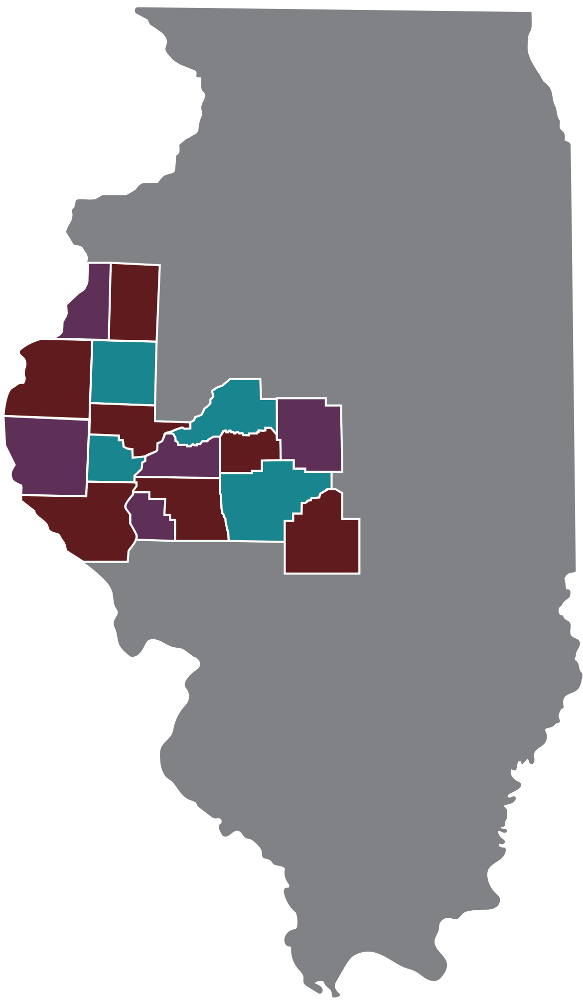 IllinoisTrace with HSTP counties Western Illinois Regional Council